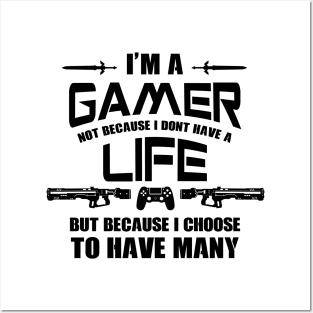 I'm a Gamer! Posters and Art